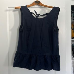 J. Crew blue top